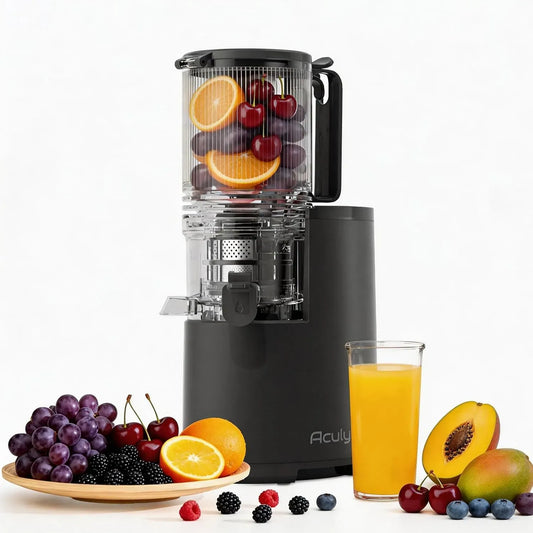 Entsafter, 1,9 L, 250 W, Schwarz, große Öffnung von 130 mm, 1,9 L Fassungsvermögen
